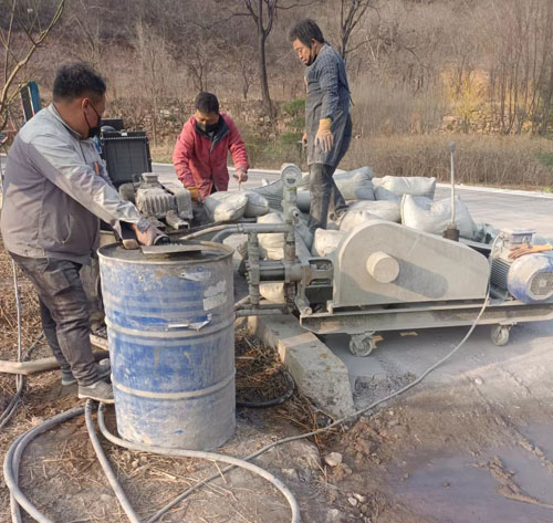 兰溪路面下沉注浆